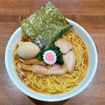 一条流中華そば 智颯 - 長岡生姜 麺中盛 味玉