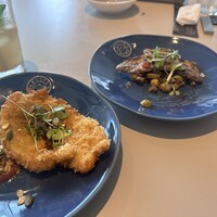 Trattoria Tabule - チキンシュニッツェルと太刀魚のソテー