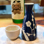 和乃家 - 熱燗1合 沢の鶴 辛口