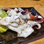 鮨処 山崎 - 烏賊下足焼き