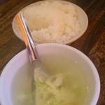 新台北 - 卵スープとご飯