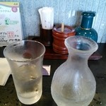 関所茶屋 - 冷酒、千曲錦