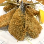 洋食おがわ - アジフライ