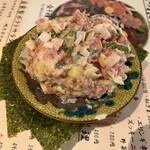 もつとマグロ Tunaがる - まぐろのなめろう