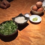 沢庵 - 皿そば、塩だけが美味しい！