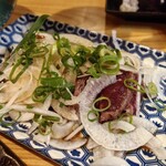 鳥好 - 鹿肉タタキ