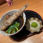虎ノ門 とだか - メヒカリと長茄子の揚げ出し