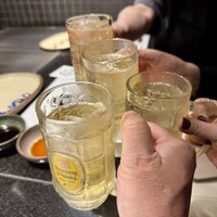 鉄板焼ステーキ 石垣庵 - ハイボールで乾杯〜!!