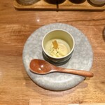 海老丸らーめん - アミューズ（サツマイモの冷たいムース）