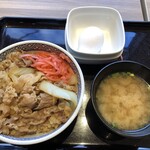 요시노야 50호선 시모다테점 - 朝牛セット　11時まで並盛552円