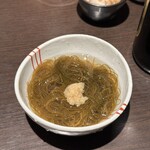 へぎそば匠 渋谷文化村通り店 - 佐渡産もずく酢