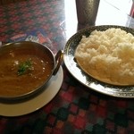 ススマ - Ｂセットのカレーとライスです。