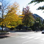 Dunkin' Donuts - お店の前の通り