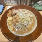 豚山 吉祥寺店 - 大ラーメン、麺マシ125g、うずら