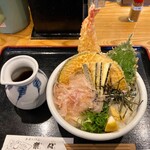 手造りうどん 楽々 - 天ぶっかけ