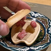 焼肉割烹 ノ音 - モナカ中身