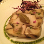 レザンファン ギャテ - 黒鮑とあわび茸のテリーヌ