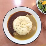 NICO CAFE - ハーフ＆ハーフチーズがけカレー