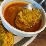TOKYO CLASSIC CAMP CAFE - スリランカカレーのルーよりも辛口です。