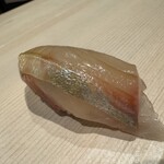 鮨 にし岡 - シマアジ（愛媛）　（追加　◎