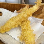 うどん日和 - 海老天2尾