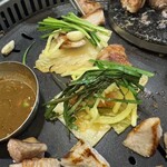 맛찬들 왕소금구이 - オススメの食べ方という事で