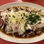 中華料理 龍鳳酒家 - 伊豆カサゴの中華蒸しねぎ油ソース