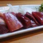 鴨也 - 刺身盛り合わせ