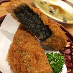 Toyama Sushi - イカスミコロッケ