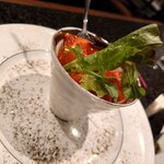 美食クラブ まさき家 - トマトクリームチーズのカプレーゼ