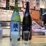 魚塚 - 栄光富士600円/千代むすびおおにごり600円