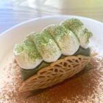 北鎌倉 欒カフェ - 抹茶のテリーヌ