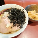 らーめん 豚鬼 - 背脂煮干し＆メンマ(トッピング)