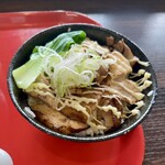 竹末道の駅本陣 - チャーシュー丼400円