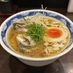 酒亭 田中 - 牡蠣そば（酒亭 田中）2024.11