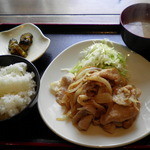 大和日和 - 生姜焼きランチ600円