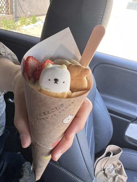 くまクレープ♡ 横浜で可愛いクレープを楽しもう！ | TikTok
