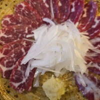 そば会席 立会川 吉田家 - 馬刺し