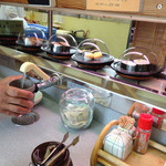 すしぐるめ　あきんど - ガリ、切れてます。