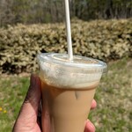岩手山ベーカリー - アイスカフェラテ@\300円