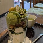 秀月堂 - 抹茶パフェ