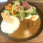 TOKYO CLASSIC CAMP CAFE - スリランカカレー&ライス。4種の中からチキンをチョイス。