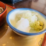 胡々里庵 - 胡々里膳の薬味