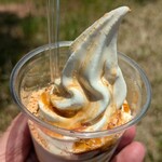 おやつ工房 ぎゅう太郎 - 黒蜜きなこソフト@\450円