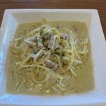 kawa no saki - ジェノベーゼモッツァレラクリームパスタ