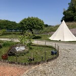 kawa no saki - 敷地内のテント