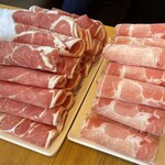 火鍋 眞巴石 - ラムと豚