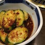 食道園 - 胡瓜の漬物拡大