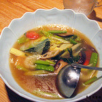 老虎菜 - 野菜のあんかけおこげ