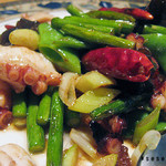 老虎菜 本店 - コリコリのタコと野菜の炒めもの